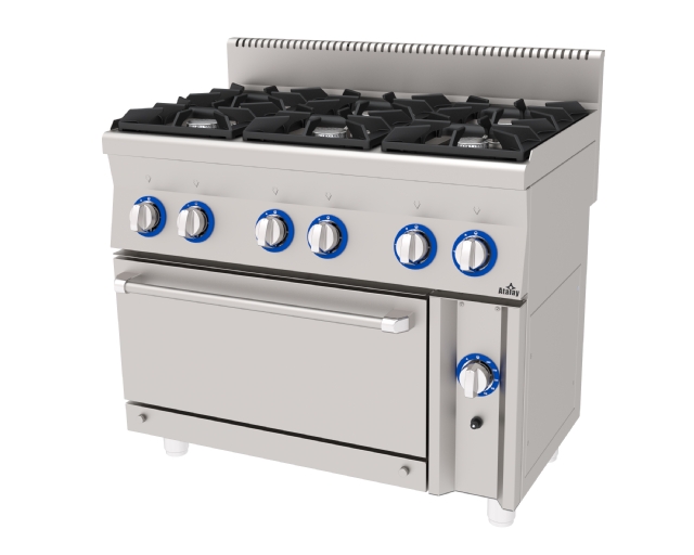 E AGK-1060 Gazlı Kuzine 1000x600